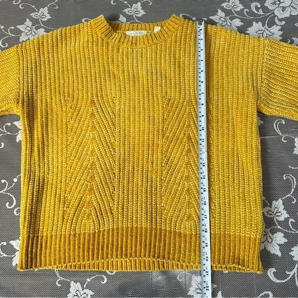 Ted Baker Innia Chenille Sweater in Yellow Sz 0 ( US Sz 2) - Picture 9 of 10